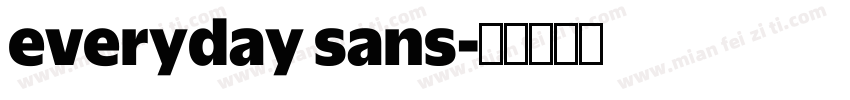 everyday sans字体转换
